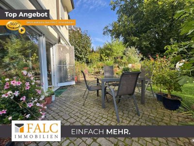 Gartenwohnung mit Hauscharakter – Terrasse, großer Garten & Kamin in naturnaher Lage