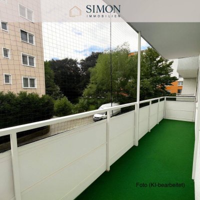 Helle, vermietete 2 Zimmer Wohnung mit großzügigen Balkon in Salzburg/Elisabeth Vorstadt