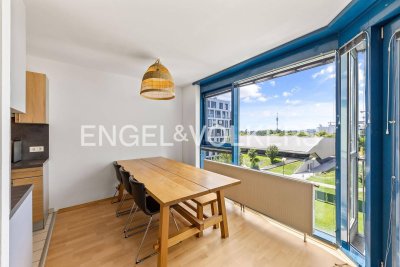 Investment-Highlight: 4-Zimmer-Maisonette mit Balkon, Gartenblick, Sauna, Pool &amp; Tiefgarage
