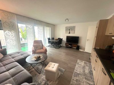 Hilden ! Schöne, barrierefreie 2 Zi.-Wohnung mit Sonnenbalkon!