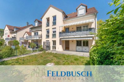 Lebensqualität in Berching! 3-Zimmer-Wohnung mit sonniger Terrasse, eigenem Garten und viel Potenzia