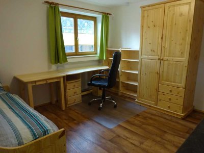 Schönes, ruhiges Süd/Ost-Zimmer im schönen Isartal an Wochenendheimfahrer zu vermieten
