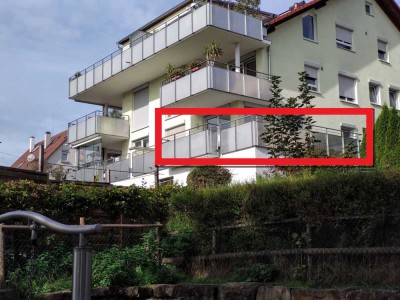 Gepflegte 2 Zimmerwohnung mit großem Balkon, in ruhiger Aussichtslage an Einzelperson zu vermieten