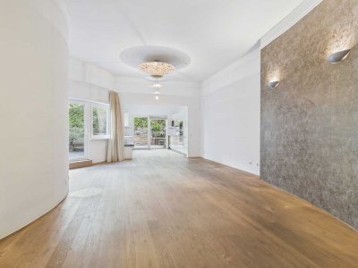 Taunusstraße: Einzigartige 3-Zimmer-Stadtwohnung mit Aufzug, Balkon und romantischer Terrasse