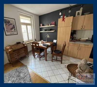 2-Zimmerwohnung in Markkleeberg guter Lage im Denkmal – EG, Parkett und großer Wohnküche inklusive