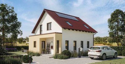 Neubau: Einfamilienhaus mit Keller und Grundstück