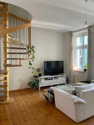 Charmante Maisonette-Wohnung mit 2 Balkonen im Bötzow-Kiez (teilmöbliert mit Übernahmeoption)