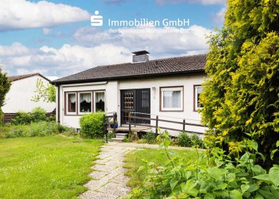 Bungalow mit großem Garten in Münster-Amelsbüren! (Erbbaurecht)
