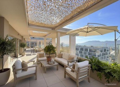 Exklusives Penthouse mit spektakulärer Dachterrasse im 16. Obergeschoss