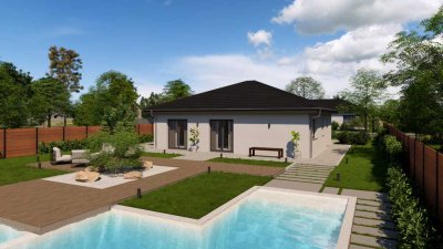 � Stilvoll wohnen auf einer Ebene – moderner Bungalow in ruhiger Lage von Jettingen