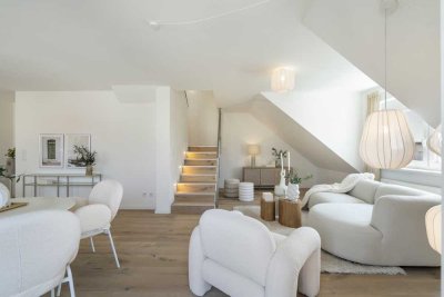 Erstbezug nach Sanierung: 5,5-Zi. Maisonette-Wohnung mit Balkon in Mannheim-Käfertal