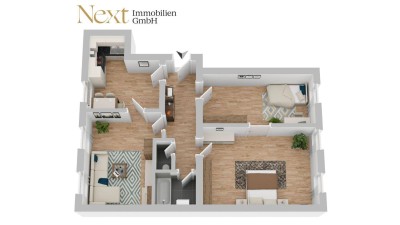 Charmante 3,5-Zimmer-Altbauwohnung mit guter Infrastruktur in Linz zu vermieten!