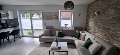 Luxuriöse Erdgeschosswohnung mit EBK und Terrasse/Garten im Herzen von Gütersloh