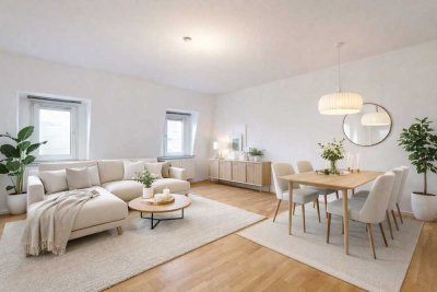 Charmante Altbauwohnung in unmittelbarer Mainlage