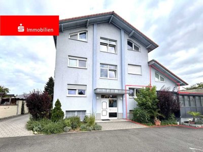 Eigentumswohnung mit großer Terrasse und kleinem Garten