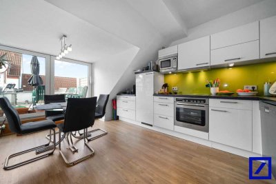 Maisonette-Wohnung mit Dachterrasse – direkt an der Hochschule Bremen