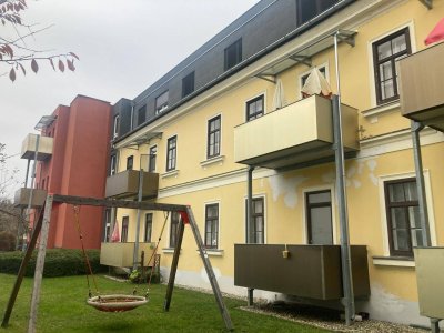 Wohnung am Hauptplatz von Mureck mit Balkon