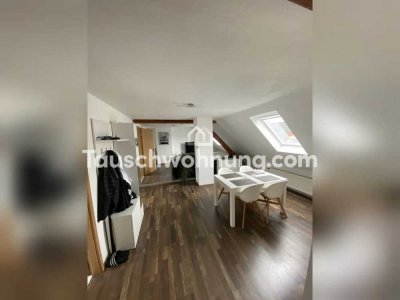 Tauschwohnung: 2,5-Zimmer-Dachgeschoss in Südstadt sucht 3–4-Zimmer-Wohnung