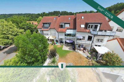 Attraktive 3-Zi.-Gartenwohnung mit großer Terrasse in Hilzingen/ Twielfeld