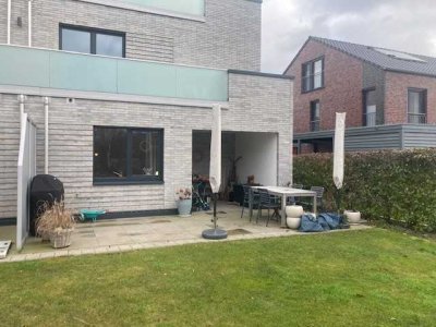 Maisonette 4-Zi.-Wohnung mit gr. Loggia, Terrasse, Blick ins Grüne u. Gartennutzung