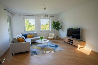 Gepflegte 3-Zimmer-Wohnung mit Loggia &amp; Parkplatz in absoluter Ruhelage!