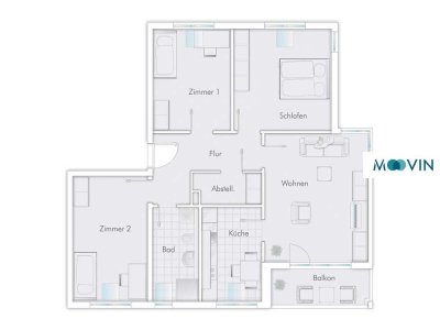 Familien aufgepasst: Große 4-Zimmer-Wohnung mit Balkon in Wismar