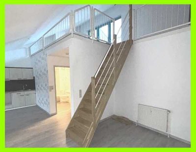 Moderne Galeriewohnung mit Dachterrasse, EBK und großem Nebenraum
