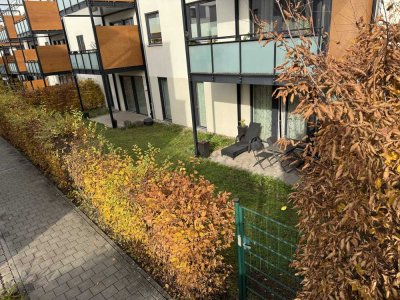 Exklusive 4-Zimmer-Wohnung mit Garten und XXL-Stellplatz an der Rosenhöhe