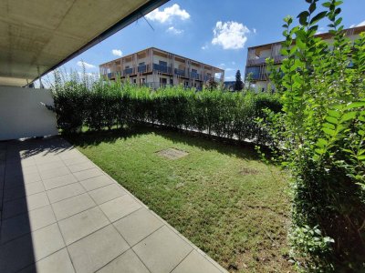 Neubau: Helle 2-Zimmer-Gartenwohnung in ruhiger Lage - 53 m² + 60 m² Garten