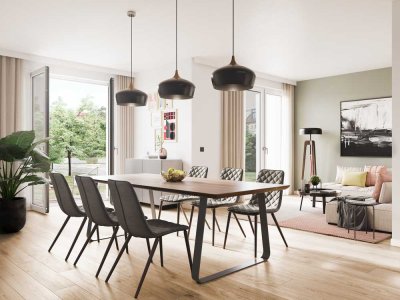 Mit Süd-Balkon und moderner Ausstattung: 5-Zimmer-Familienzuhause im grünen Stötteritz