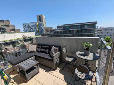 Über den Dächern der Seestadt – 3-Zimmer-Neubauwohnung mit Balkon und Weitblick