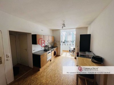 große Zwei-Zimmerwohnung mit Balkon in Findorf