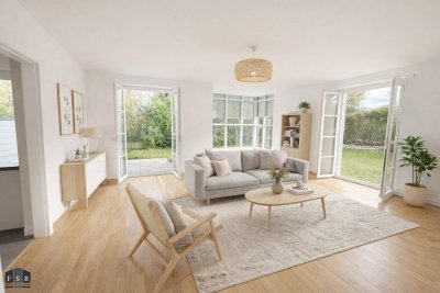 Wunderschöne, helle Familienwohnung (126,08m²) mit südseitigem Garten (ca.250 m²) und optimalen Grundriss