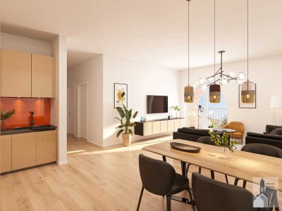 Wohnen mit Geschichte & Komfort: 3-Zimmer-Whg. mit Dachterrasse in ehemaliger Kirche!