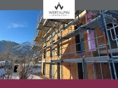 Naturnah: Helle Terrassenwohnung mit Alpenblick