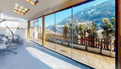 Garten &amp; Terrasse: 4-Zimmer-Wohnung in Aussichtslage - Wenns!