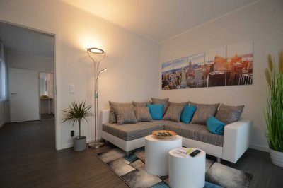 ab 01.04. Modernes 2-Zimmer-Apartment voll möbliert - Highlight ist der Seeblick, Großwallstadt