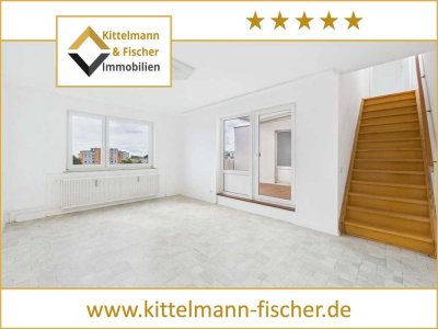 Maisonettewohnung in Wolfsburg. 89 qm - Terrasse, Einbauküche und PKW-Stellplatz! Keine Erbpacht!