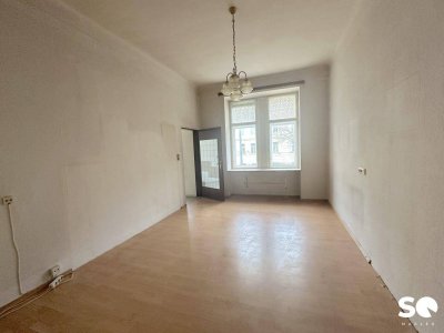 #SQ - KAISERECK - SANIERUNGSBEDÜRFTIGE 2 ZIMMER ALTBAUWOHNUNG IN SIMMERINGER TOPLAGE