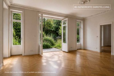 Seltene Gartenwohnung in Bestlage von Bogenhausen