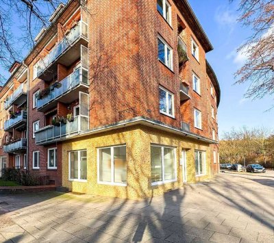 Bürofläche mit Wohnoption in Barmbek-Süd.