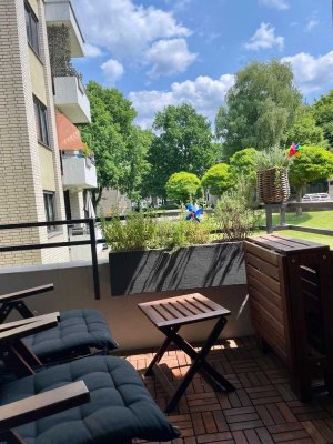 Zentral und ruhig: 3,5-Zimmer-Hochparterre-Wohnung mit Balkon zwischen Altenbochum und Wiemelhausen