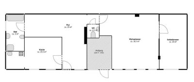 Außergewöhnlich wohnen: großzügiges Loft im Hinterhaus