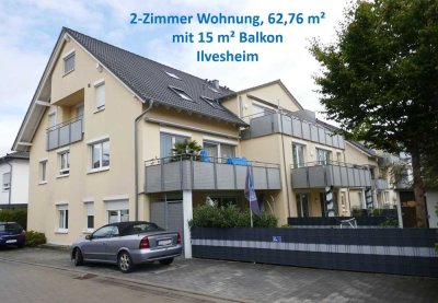 Exklusive, gepflegte 2-Zimmer-Wohnung mit Südbalkon in Ilvesheim