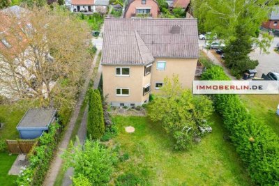 IMMOBERLIN.DE - Attraktives Zweifamilienhaus in Ruhelage beim Spandauer Forst