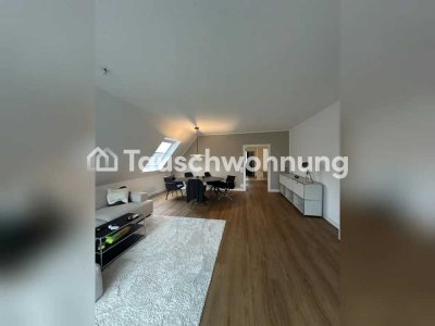Tauschwohnung: Große helle Maisonette-Wohnung