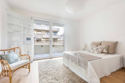 AB JUNI: Perfekt aufgeteilte 2-Zimmer Wohnung mit Küche, Abstellkammer, getrenntem WC und Balkon