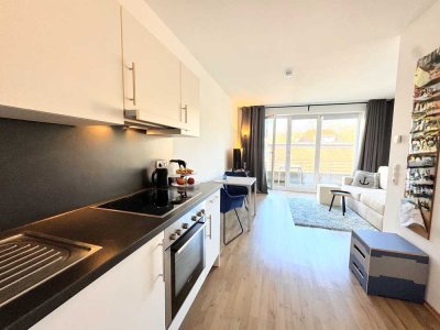 Gerichtsviertel - 1 Zimmer Kubox Appartement mit großem Balkon - Quartier Amalie