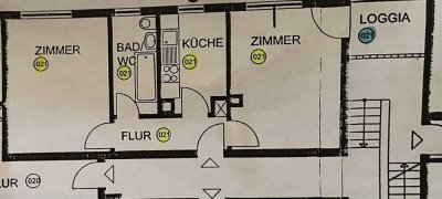 2-Zimmerwohnung mit altersgerechtem Bad
