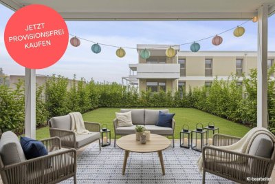 PROVISIONSFREI! Ansprechende 3-Zimmer-Gartenwohnung mit offenem Wohn-/Essbereich | Sonnenterrasse